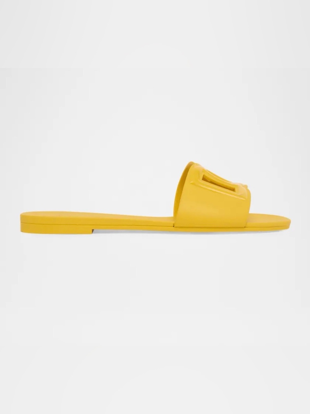 Dolce & Gabbana Cut-Out DG Rubber Sandals - Picture 2 of 15